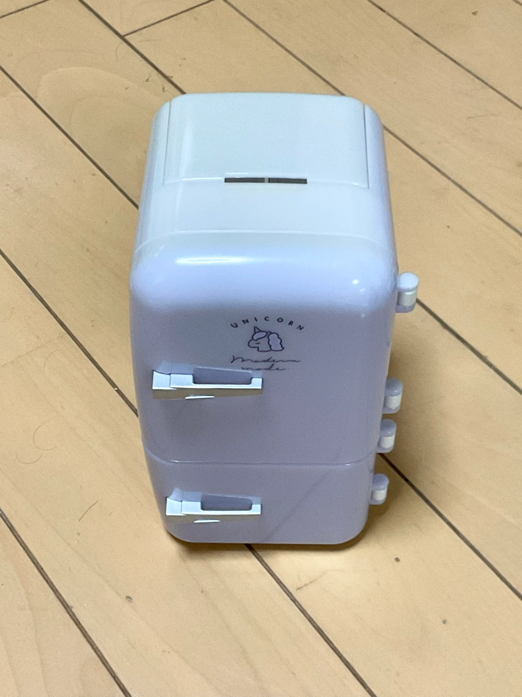 冷蔵庫型 ペン入れ パープルの写真2枚目