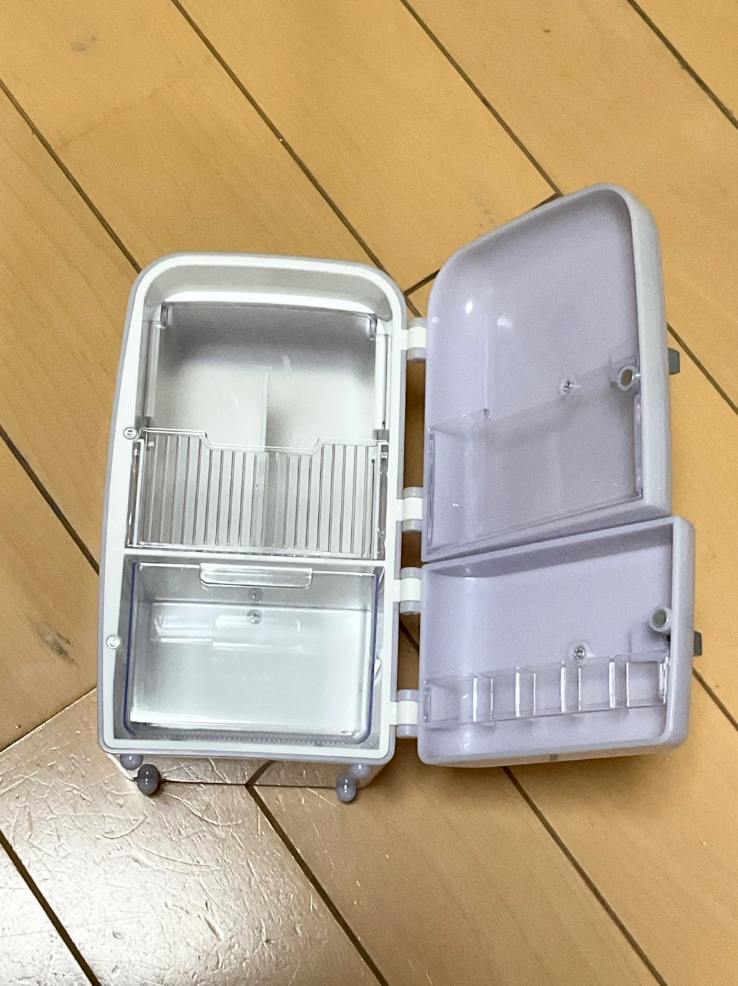 冷蔵庫型 ペン入れ パープルの写真5枚目