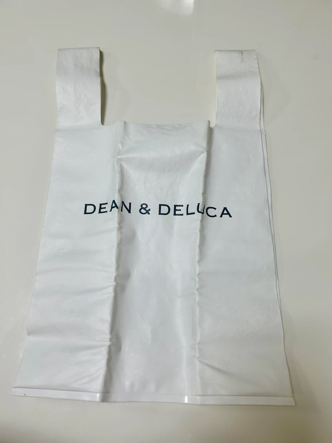 武蔵小杉★ DEAN & DELUCA ミニマムエコバッグ 折りたたみバッグ ホワイトの写真4枚目