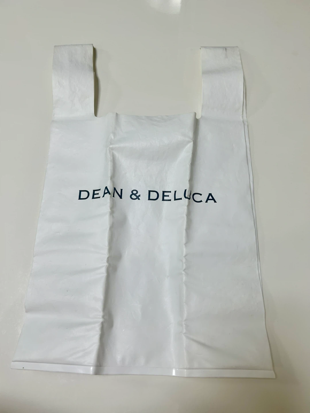 武蔵小杉★ DEAN & DELUCA ミニマムエコバッグ 折りたたみバッグ ホワイトの写真4枚目