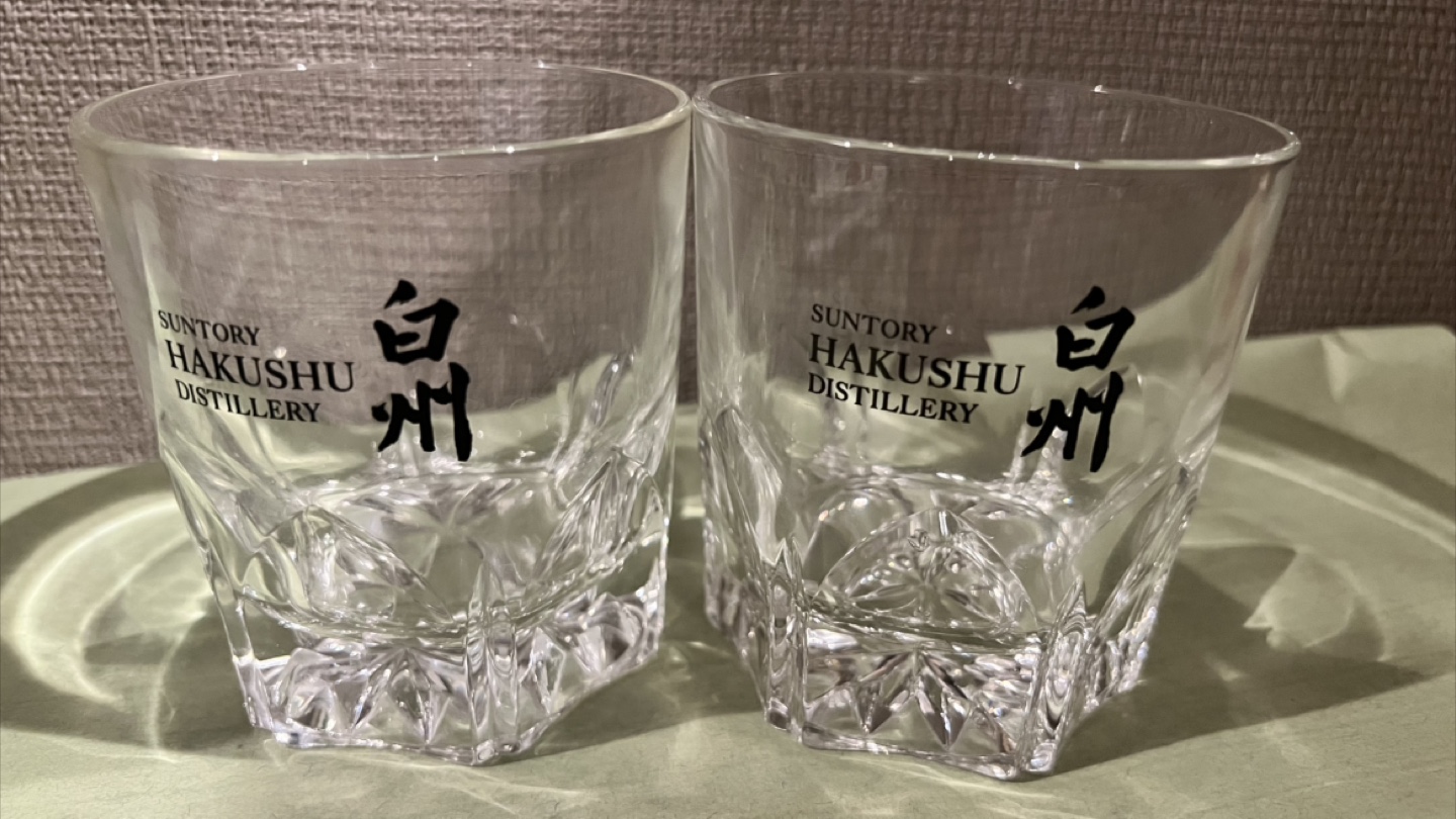 【非売品】サントリーウイスキー白州 ロックグラス 2個セット