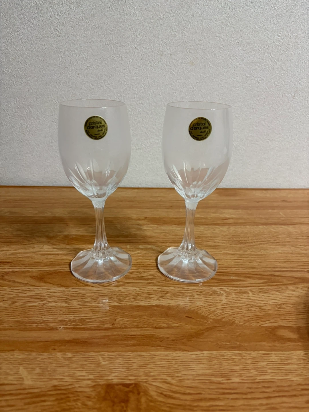 ⭐︎新品⭐︎クリスタルダルク ワイングラス 2客セットの写真2枚目