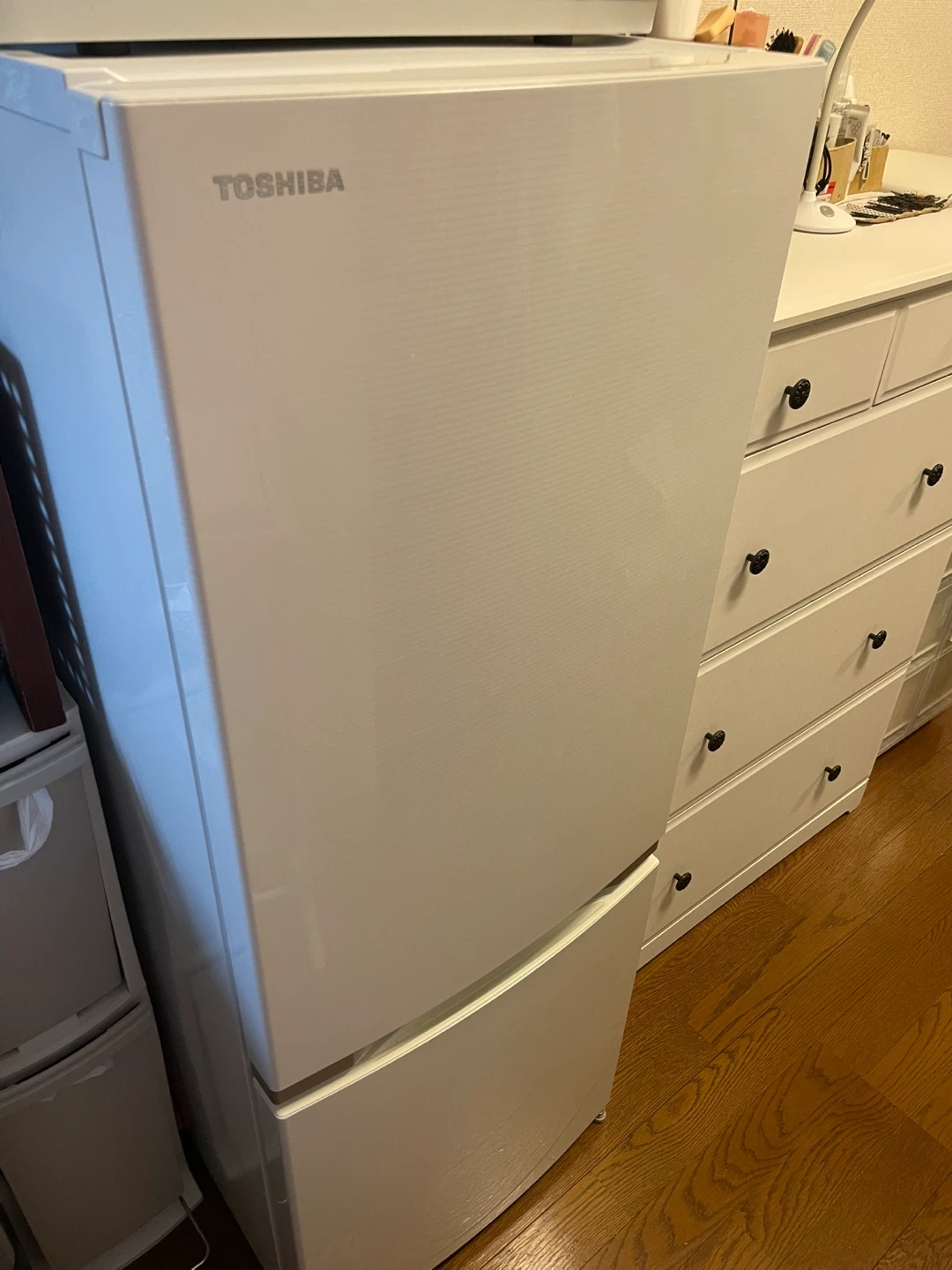 【良品!】東芝 冷凍冷蔵庫 GR-M15BS ホワイト