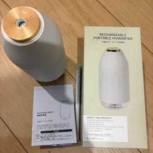 スリーコインズ 充電式ポータブル加湿器