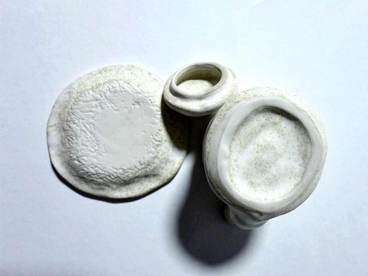 手作り陶器 醤油差し 皿付きの写真6枚目