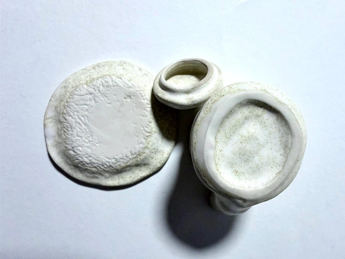 手作り陶器 醤油差し 皿付きの写真6枚目