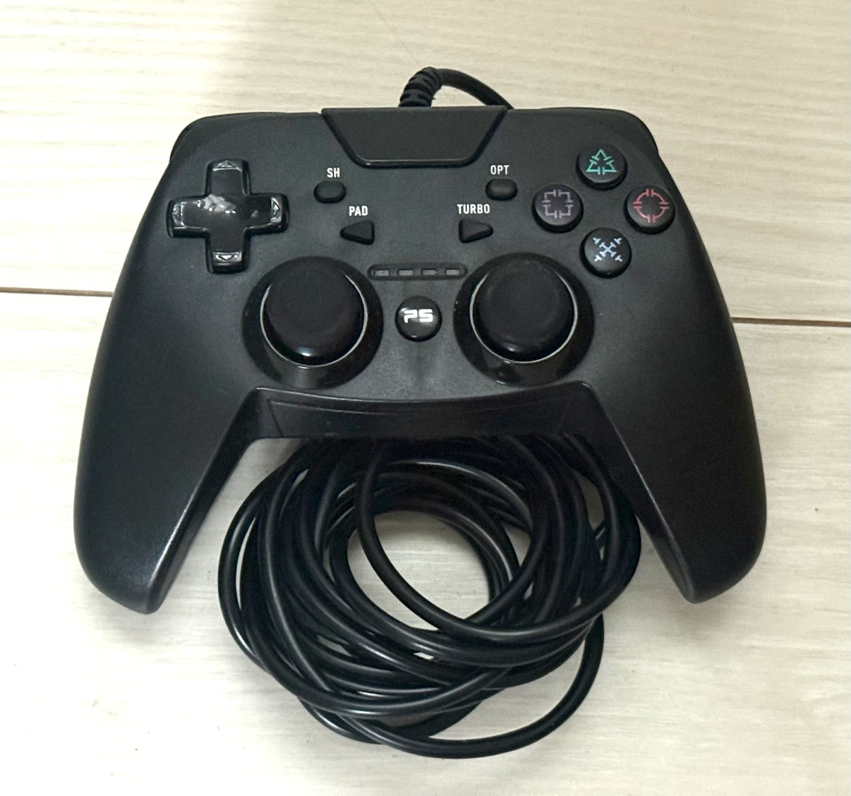 有線 ゲームコントローラー ブラック