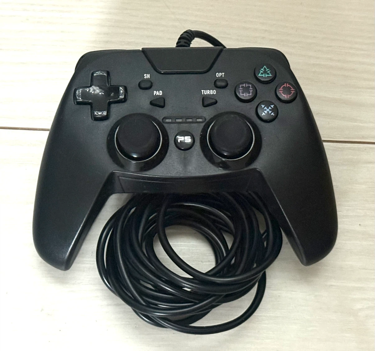 有線 ゲームコントローラー ブラック