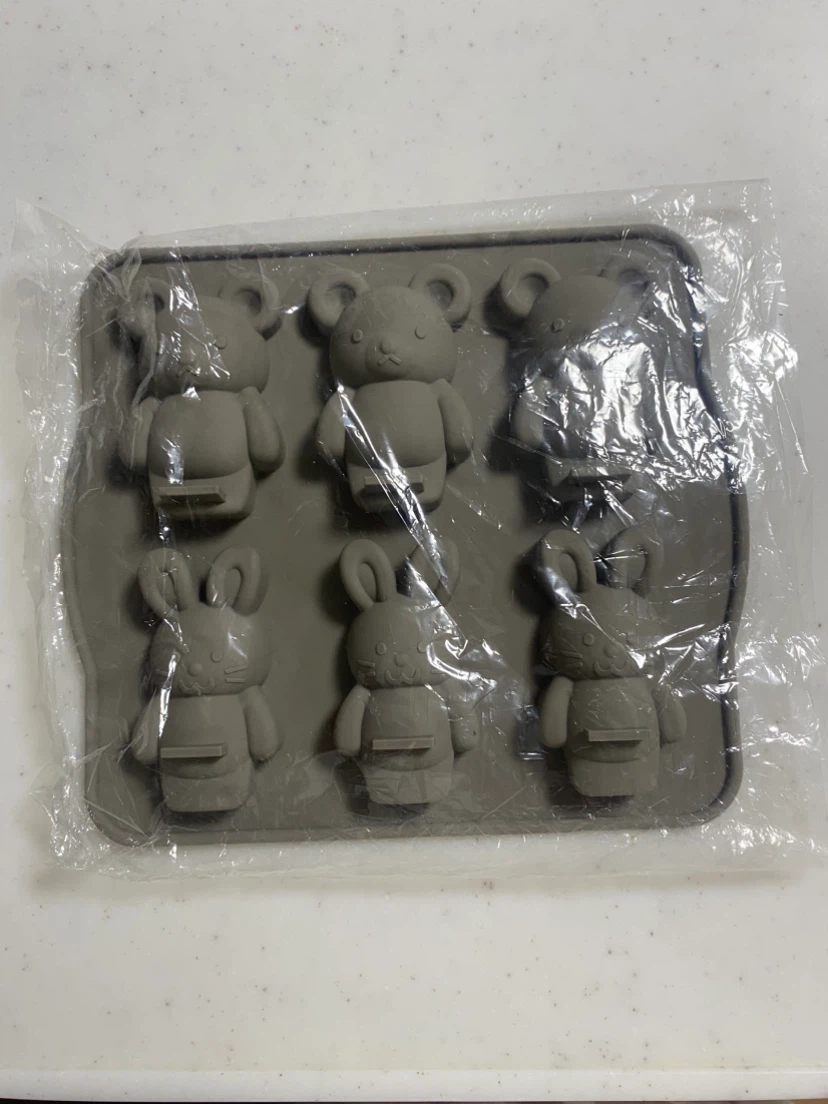 新品 コッタ シリコンモールド うさぎ＆くまの写真4枚目