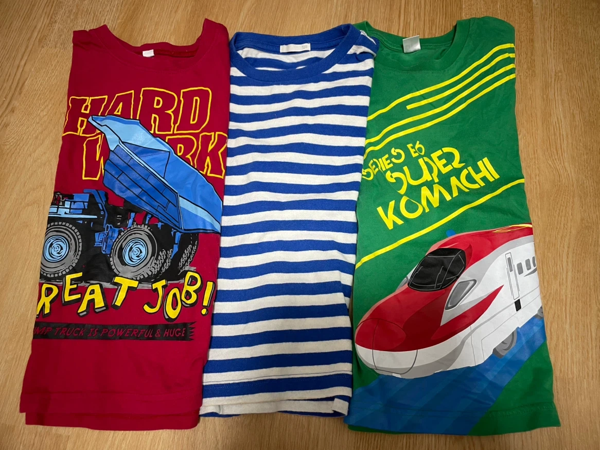 男児 半袖Tシャツ 3枚セット 120cm