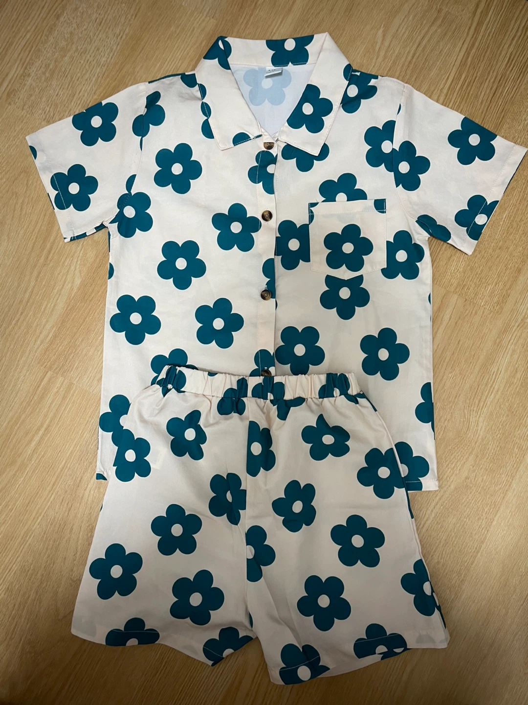 SHEIN 花柄 セットアップ 上下セット