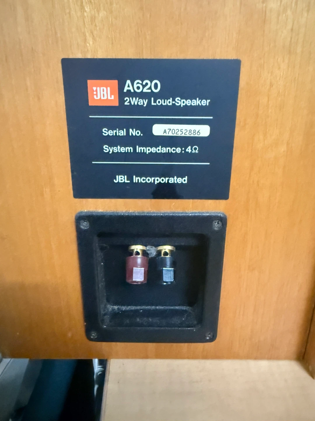 JBL スピーカー A620の写真7枚目