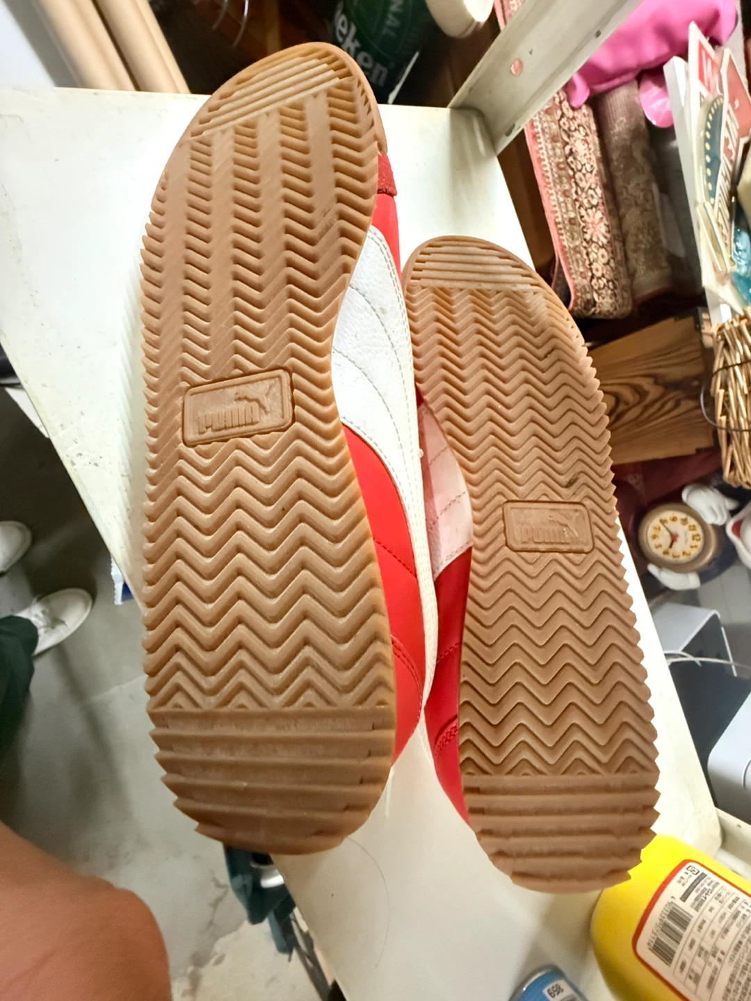 プーマ スニーカー 赤 27cmの写真6枚目