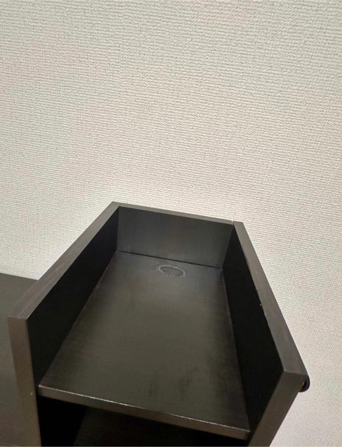 収納棚 オープンラック ダークブラウンの写真3枚目