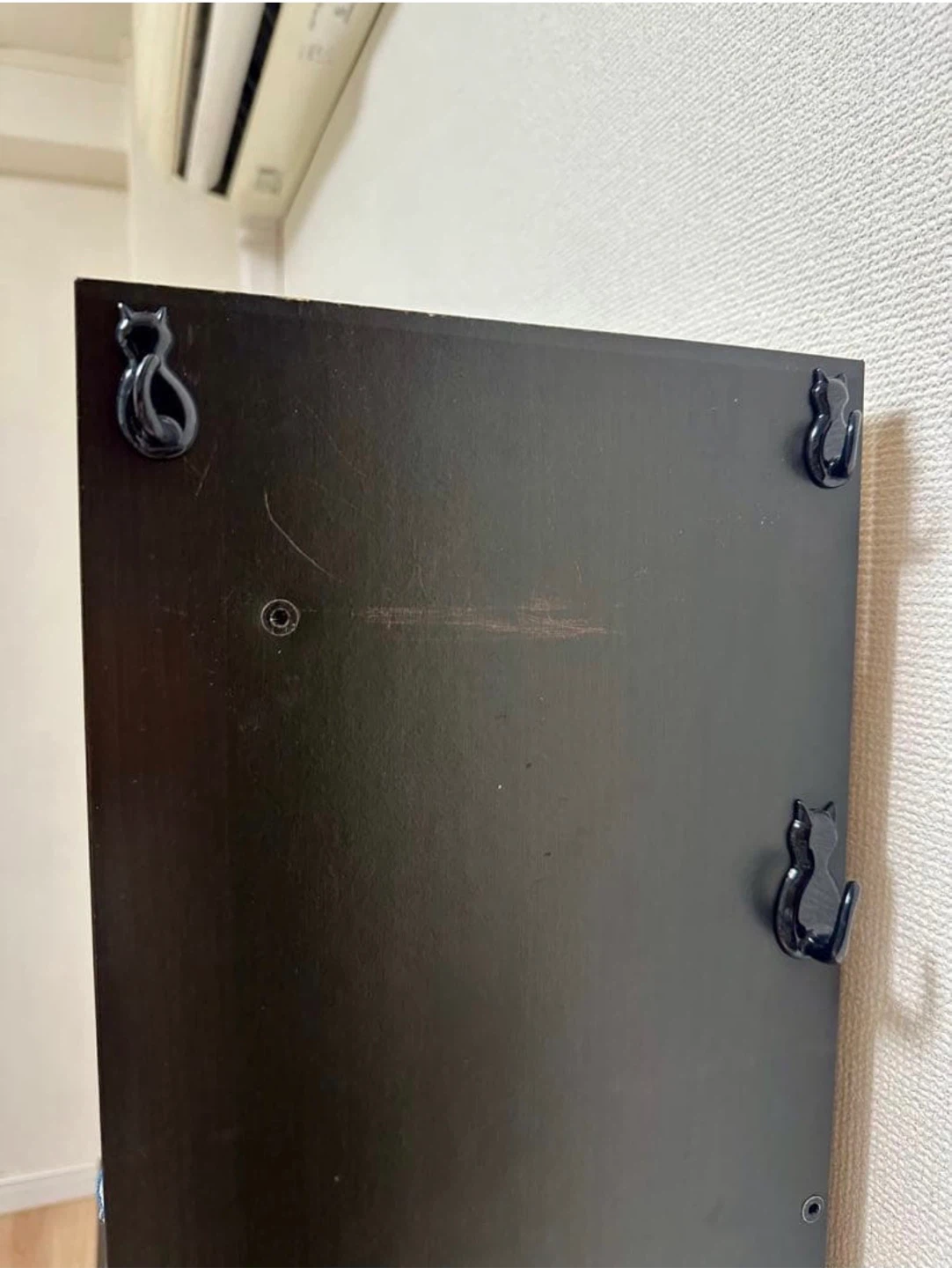 収納棚 オープンラック ダークブラウンの写真4枚目