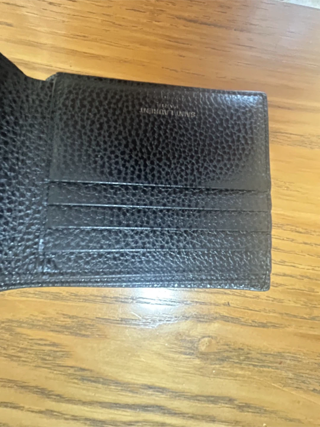 Saint Laurent（サンローラン）二つ折り財布 黒定価90000円！の写真8枚目