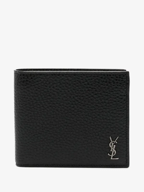 Saint Laurent（サンローラン）二つ折り財布 黒定価90000円！