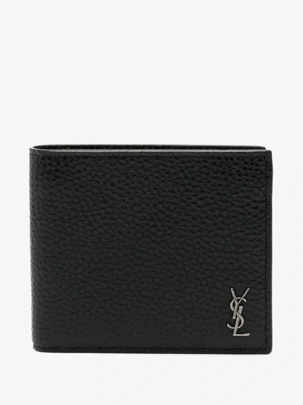 Saint Laurent(サンローラン)二つ折り財布 黒定価90000円!