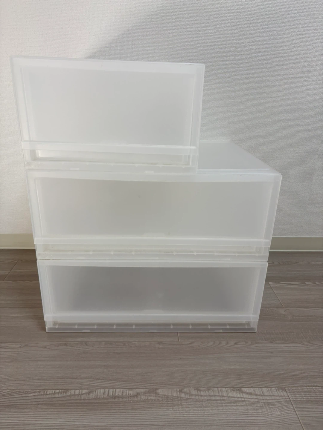 プラスチック衣装ケース 3個セット