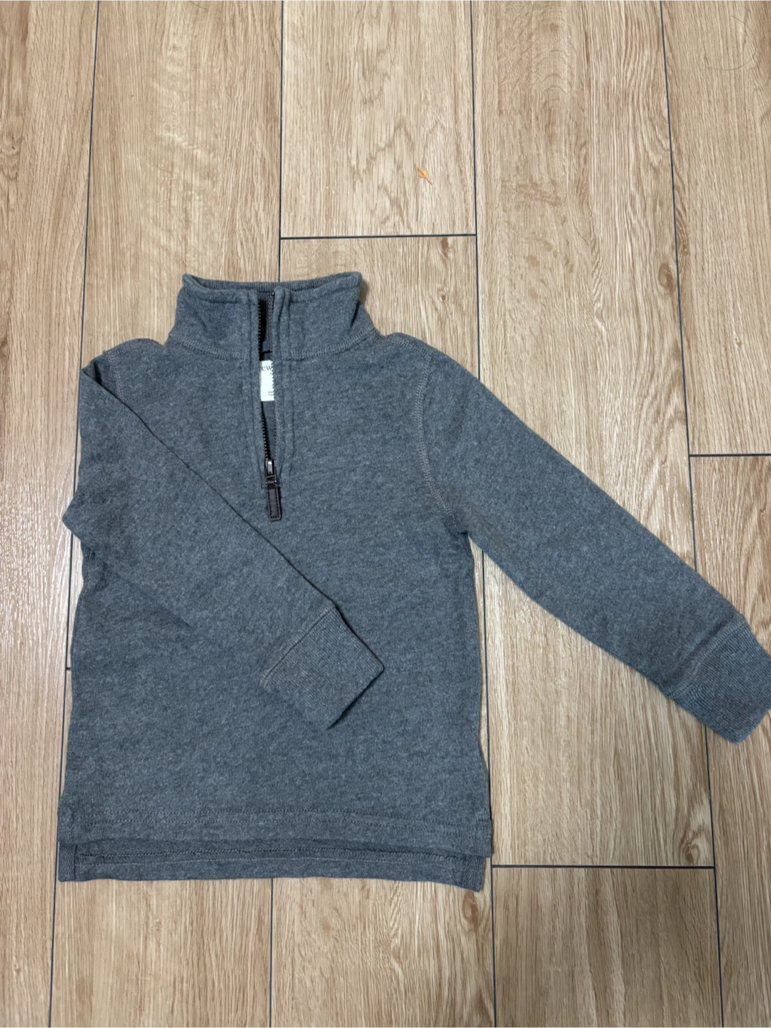 他商品ご購入の方に。J.クルー ハーフジップ トレーナー グレー