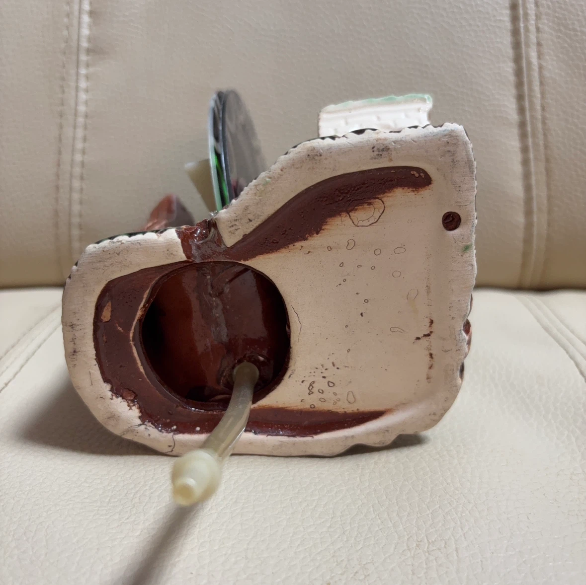 水槽陶器製 置物　風車付き家の写真5枚目