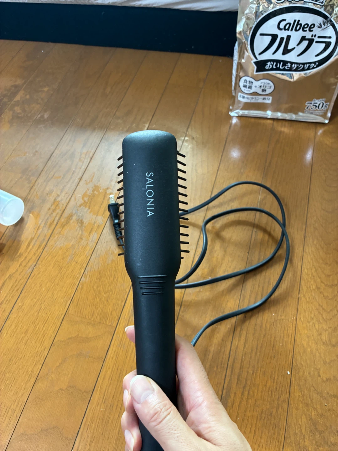 サロニア ストレートヘアブラシ SL-012BKSの写真3枚目