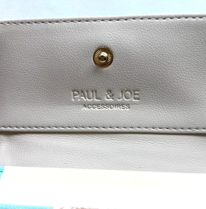 【新品未使用品】PAUL & JOE  名刺入れ/カードケース クリザンテームプリント  ブルーの写真5枚目