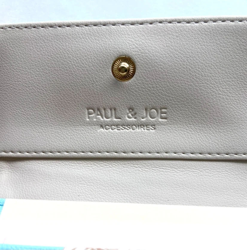 【新品未使用品】PAUL & JOE 名刺入れ/カードケース クリザンテームプリント ブルーの写真5枚目