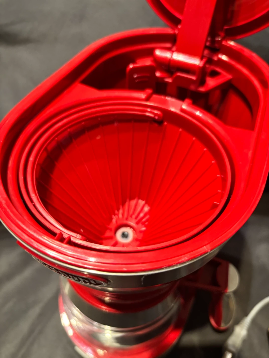 デロンギ ICM12011J-R ドリップコーヒーメーカー レッド アロマ機能 動作確認済の写真4枚目