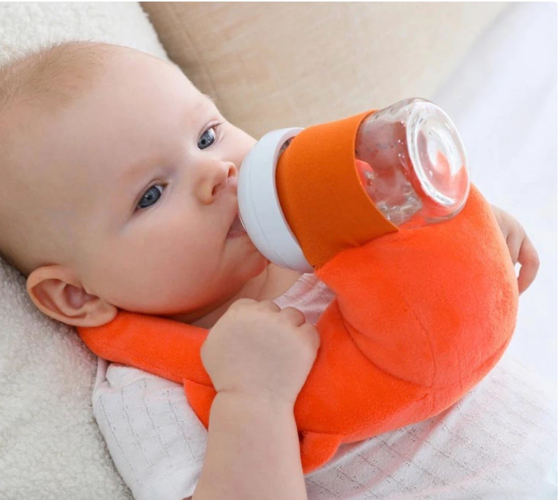 赤ちゃん用 哺乳瓶ホルダー 補助クッション