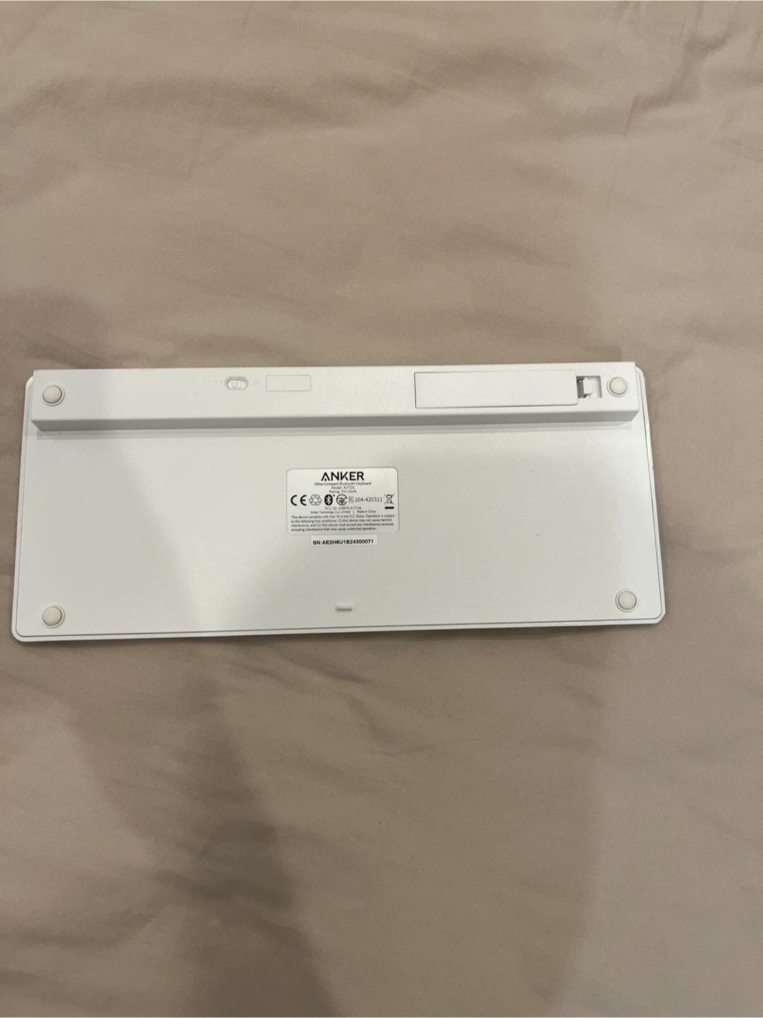 アンカー Bluetoothキーボード A7726の写真2枚目