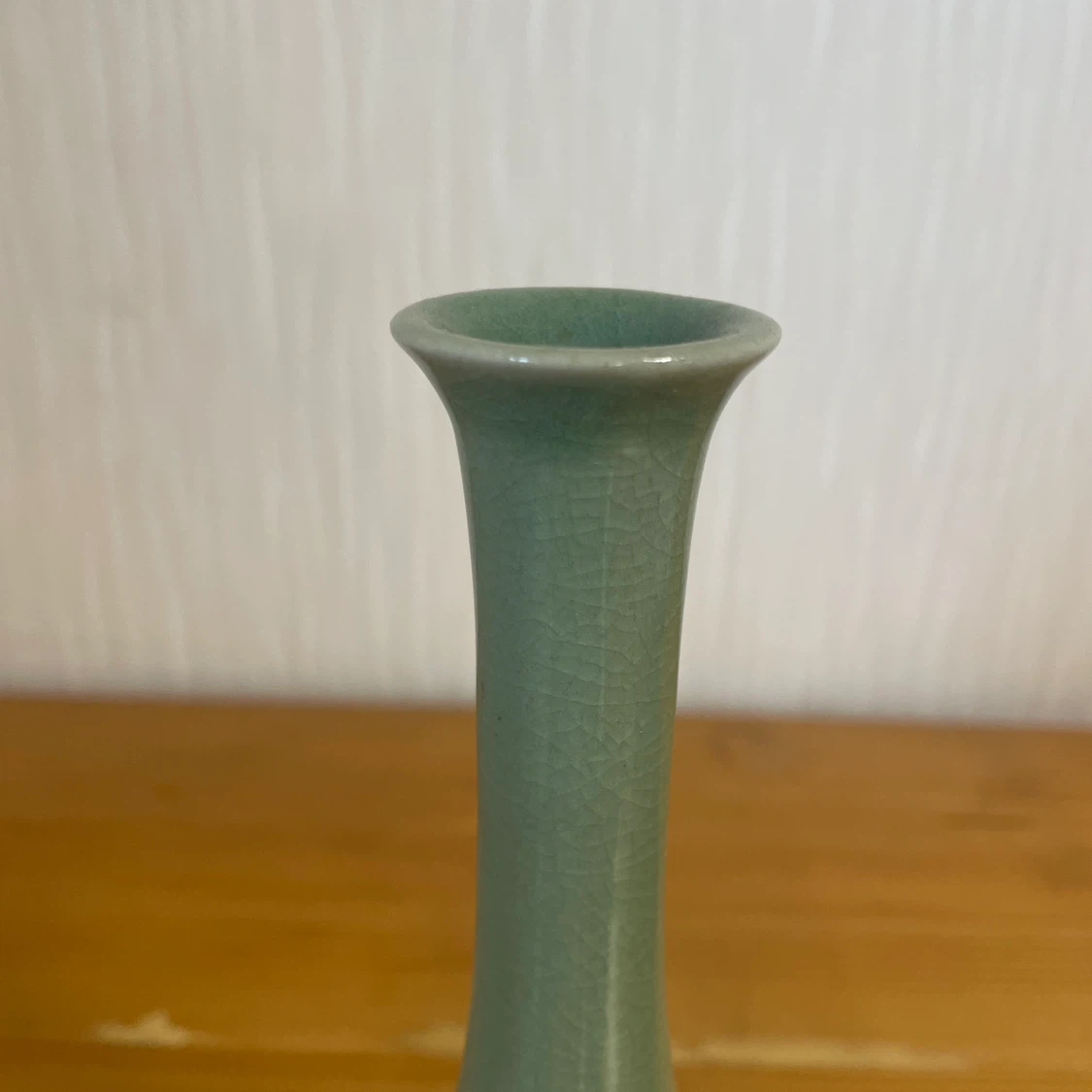 高麗青磁 花瓶 鶴模様 陶器 一輪挿しの写真6枚目