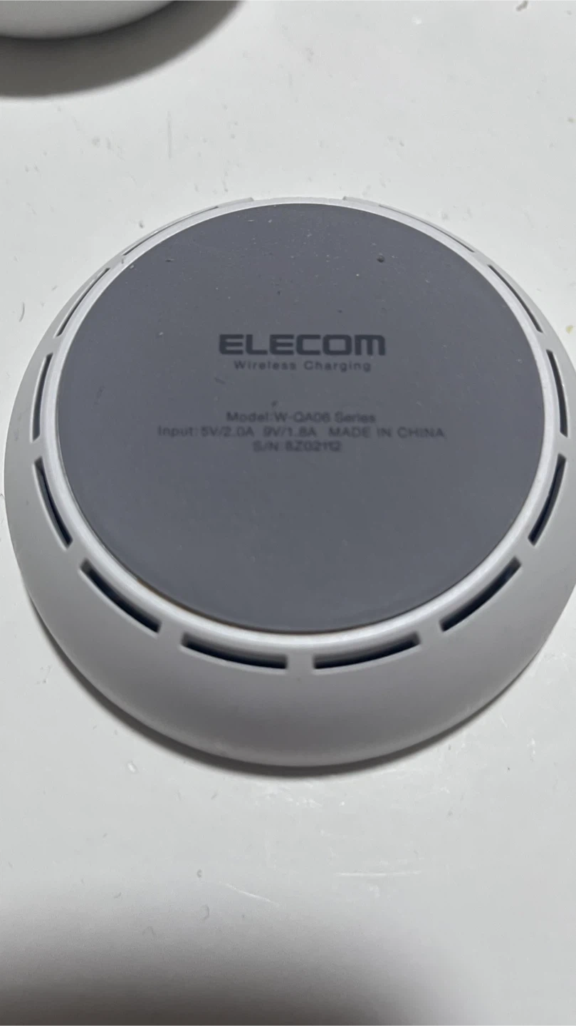 エレコム ワイヤレス充電器 W-QA06 2個セットの写真3枚目