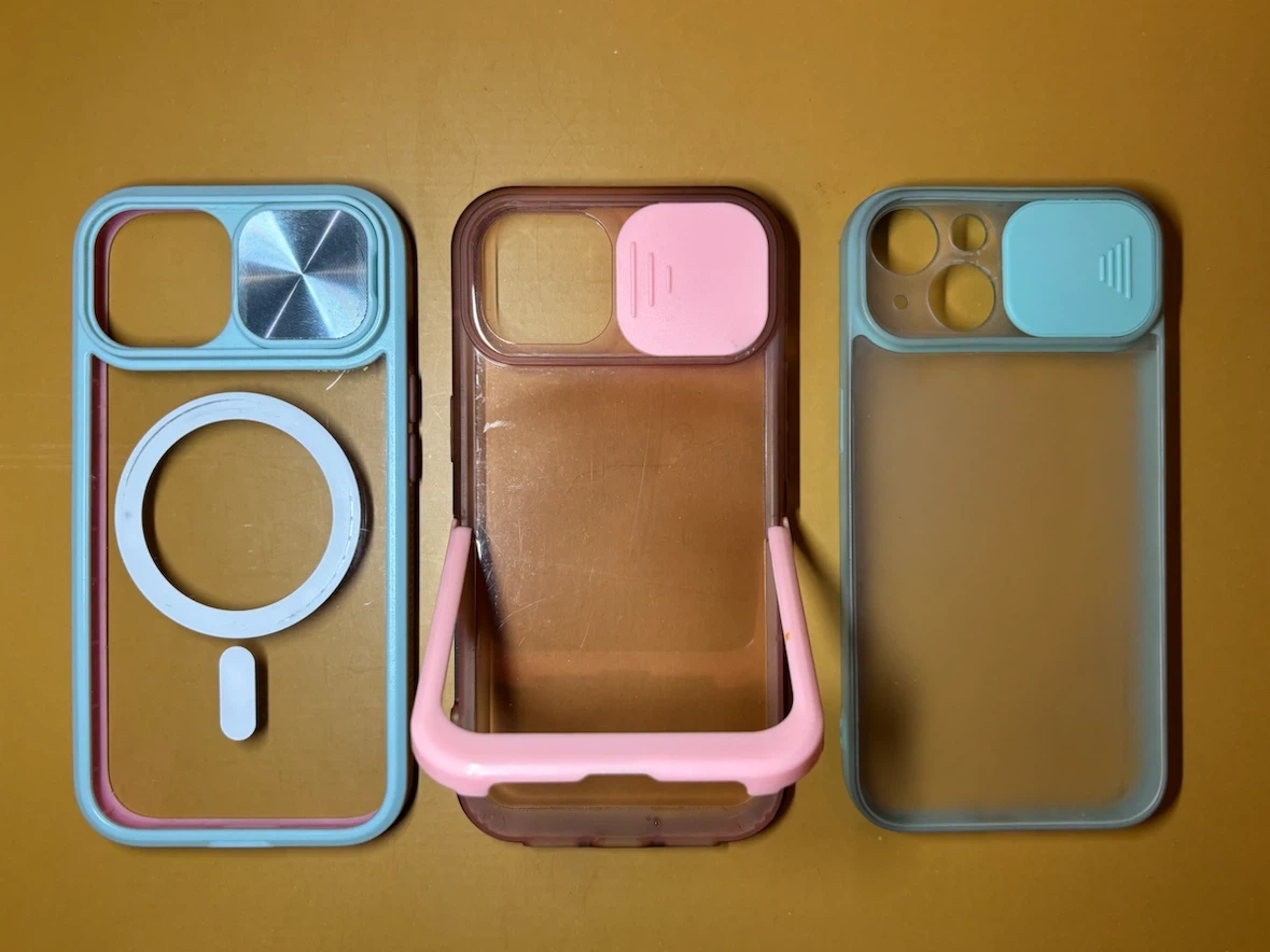 iPhone14/15用 ケース3個セット (MagSafe対応・スタンド機能・カメラ保護)の写真2枚目