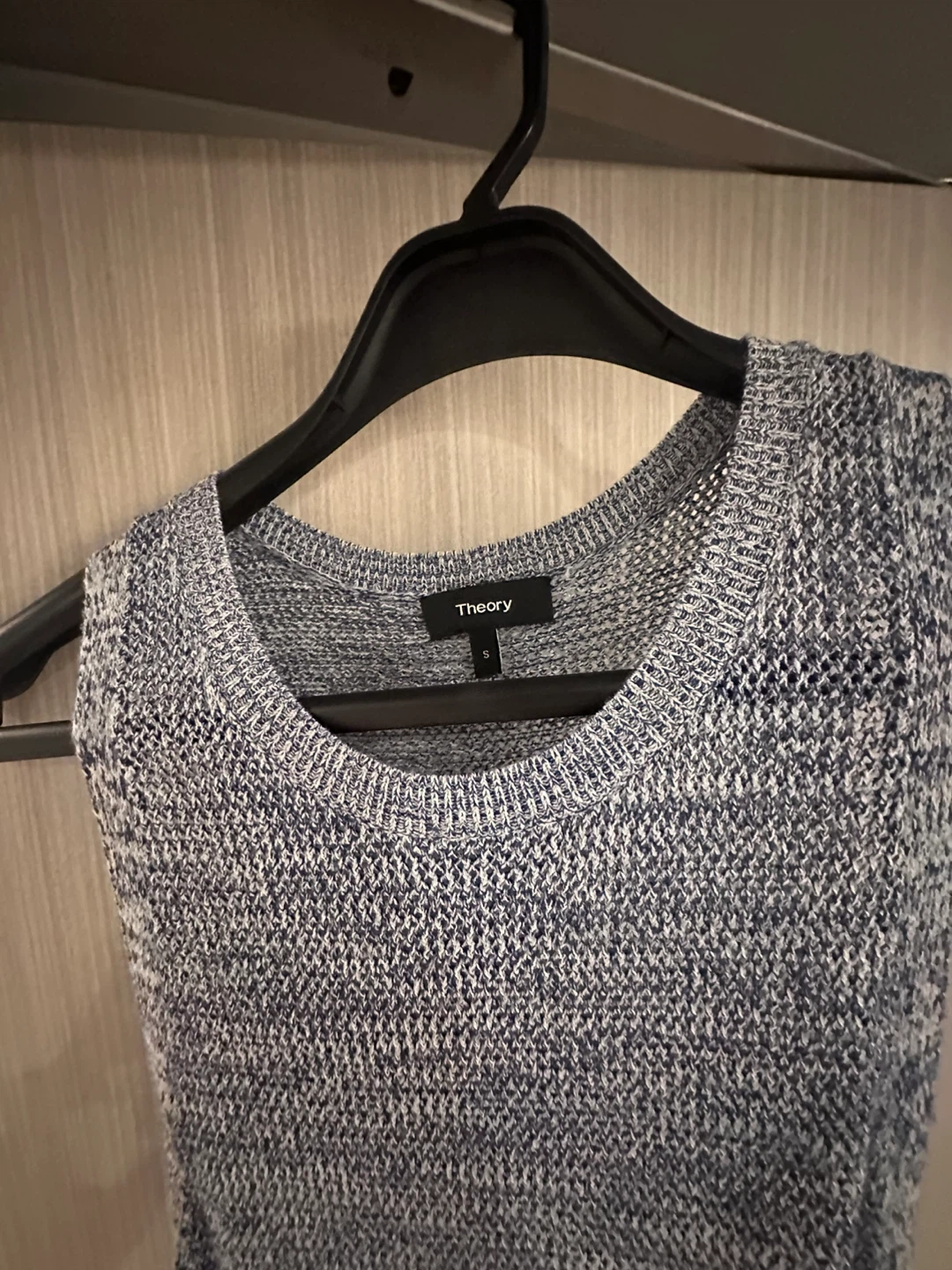 Theory セオリー ニットワンピース Sサイズ ブルー