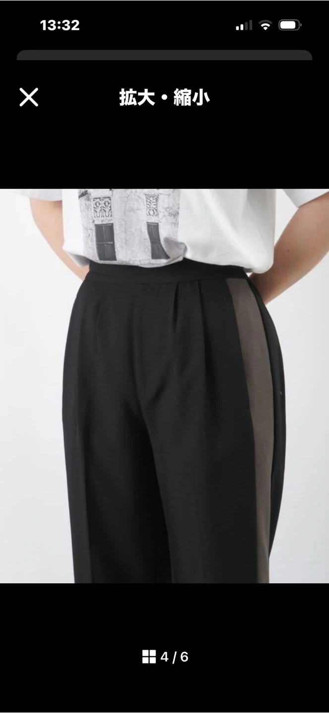 エイミー ロウ パンツ 36 メッシュ切替スカート 38