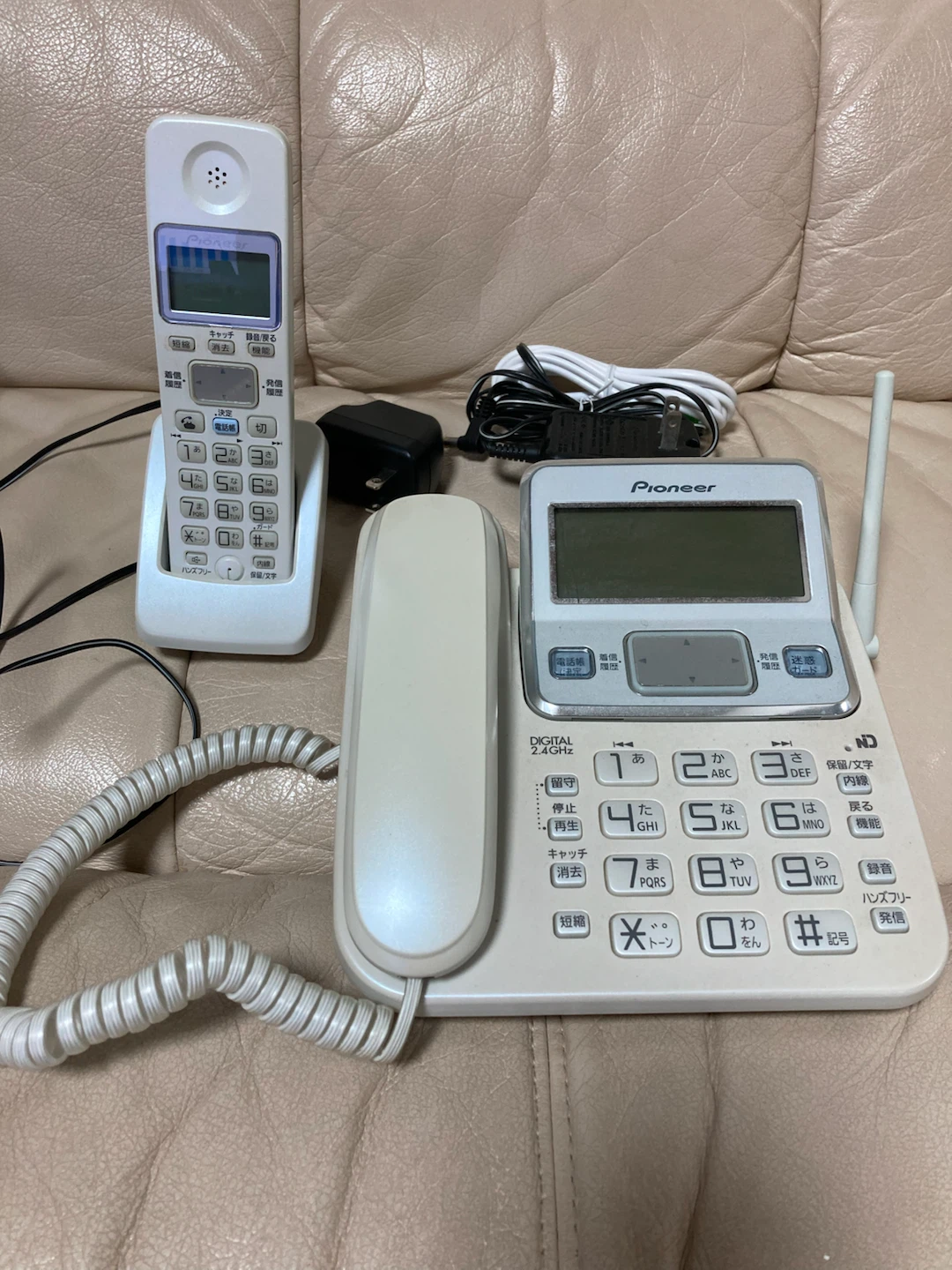 パイオニア コードレス電話機 TF-SE10S-W