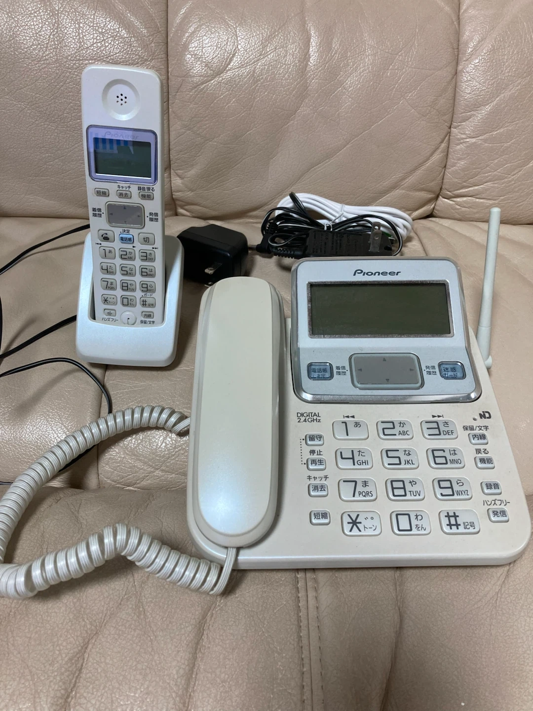 パイオニア コードレス電話機 TF-SE10S-W