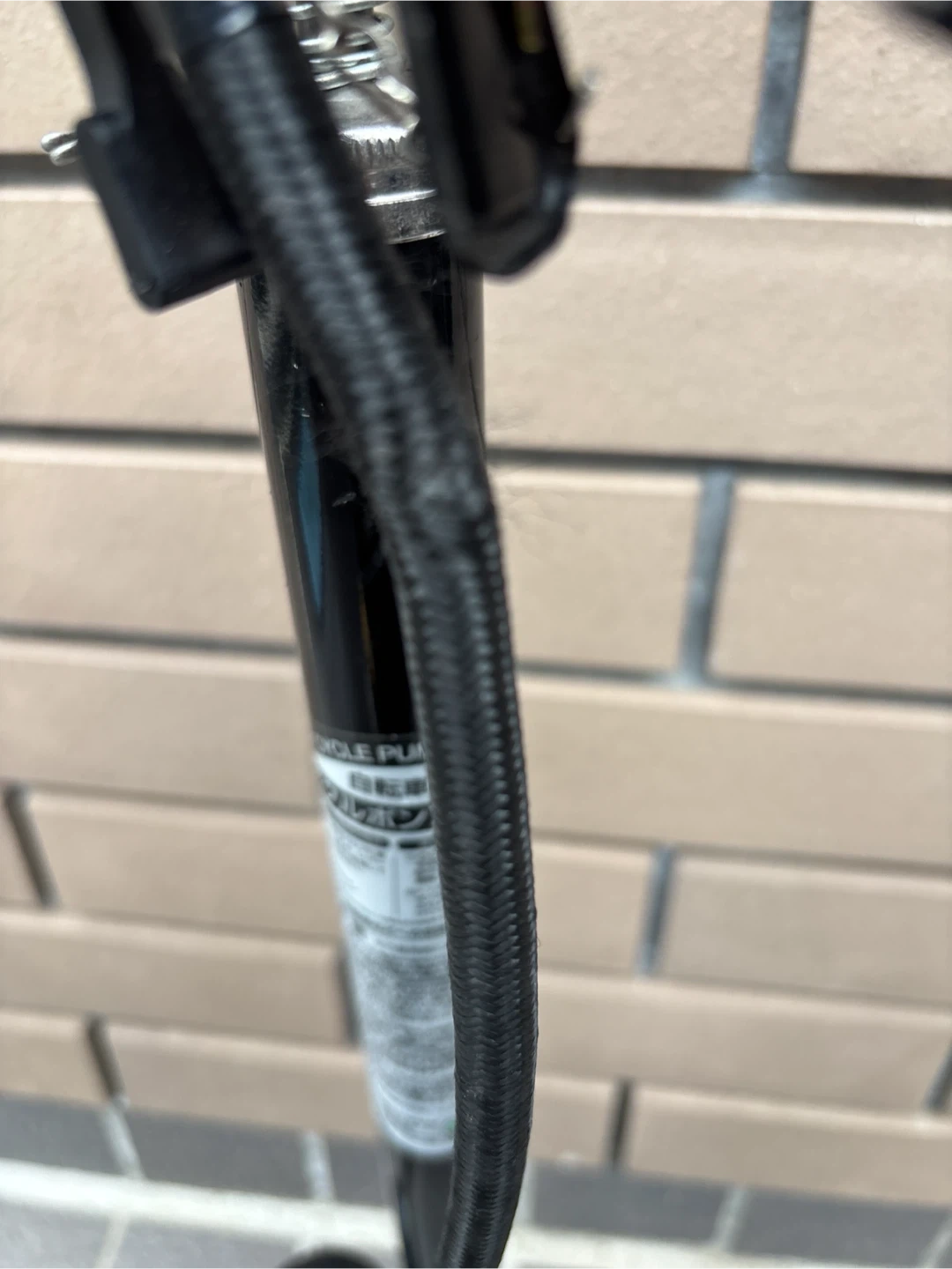 ジャンク品 サギサカ 自転車用空気入れ ブラックの写真4枚目