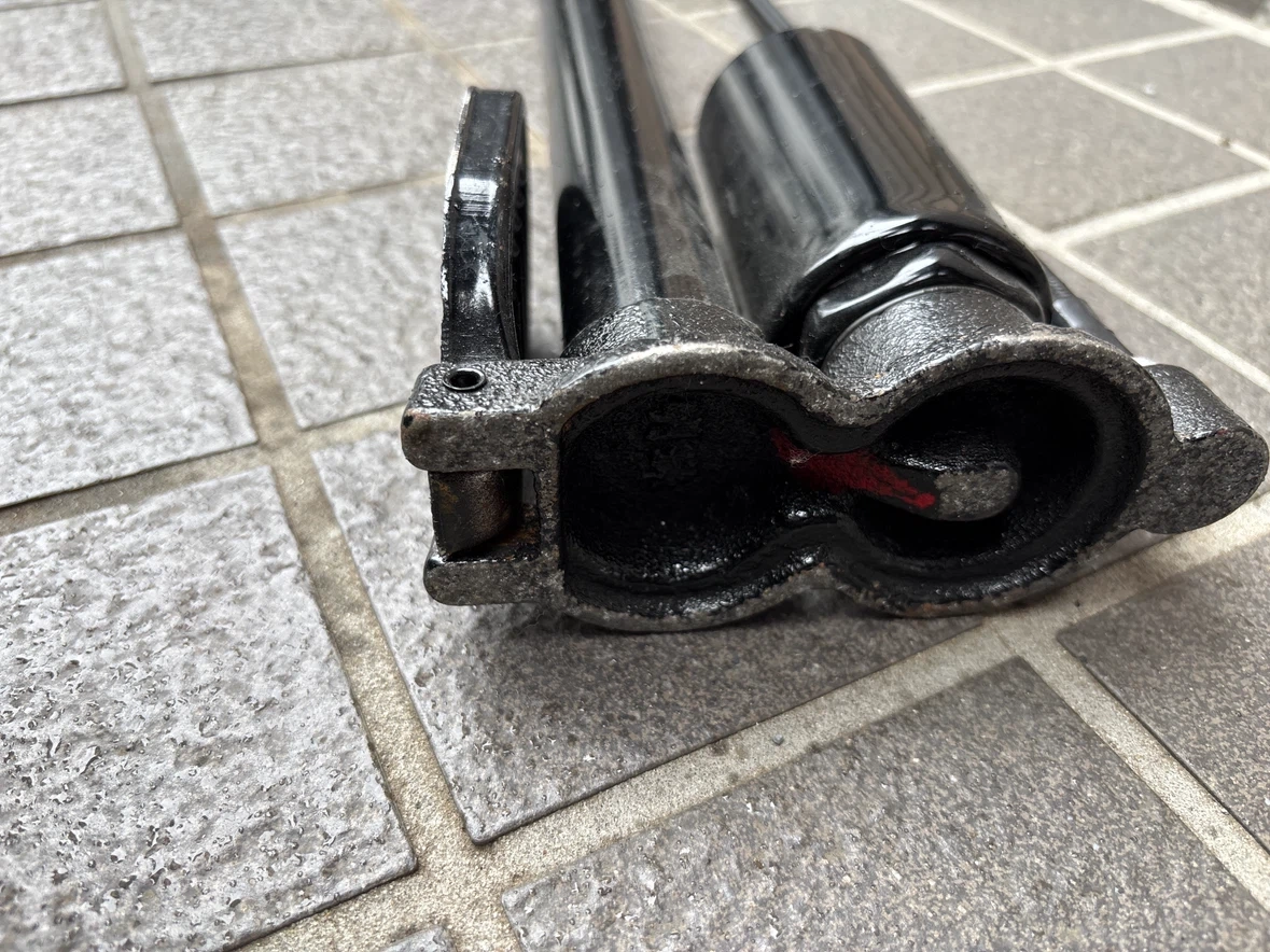 ジャンク品 サギサカ 自転車用空気入れ ブラックの写真5枚目