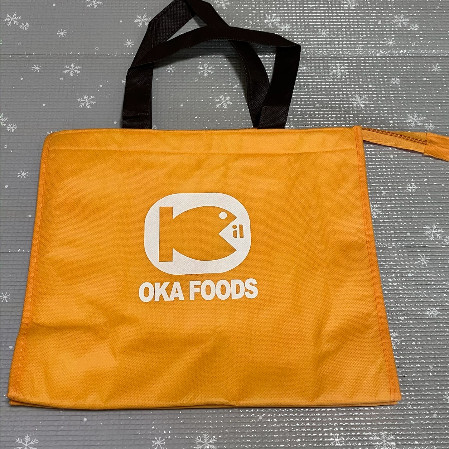 【未使用品】保冷バッグ　オレンジ