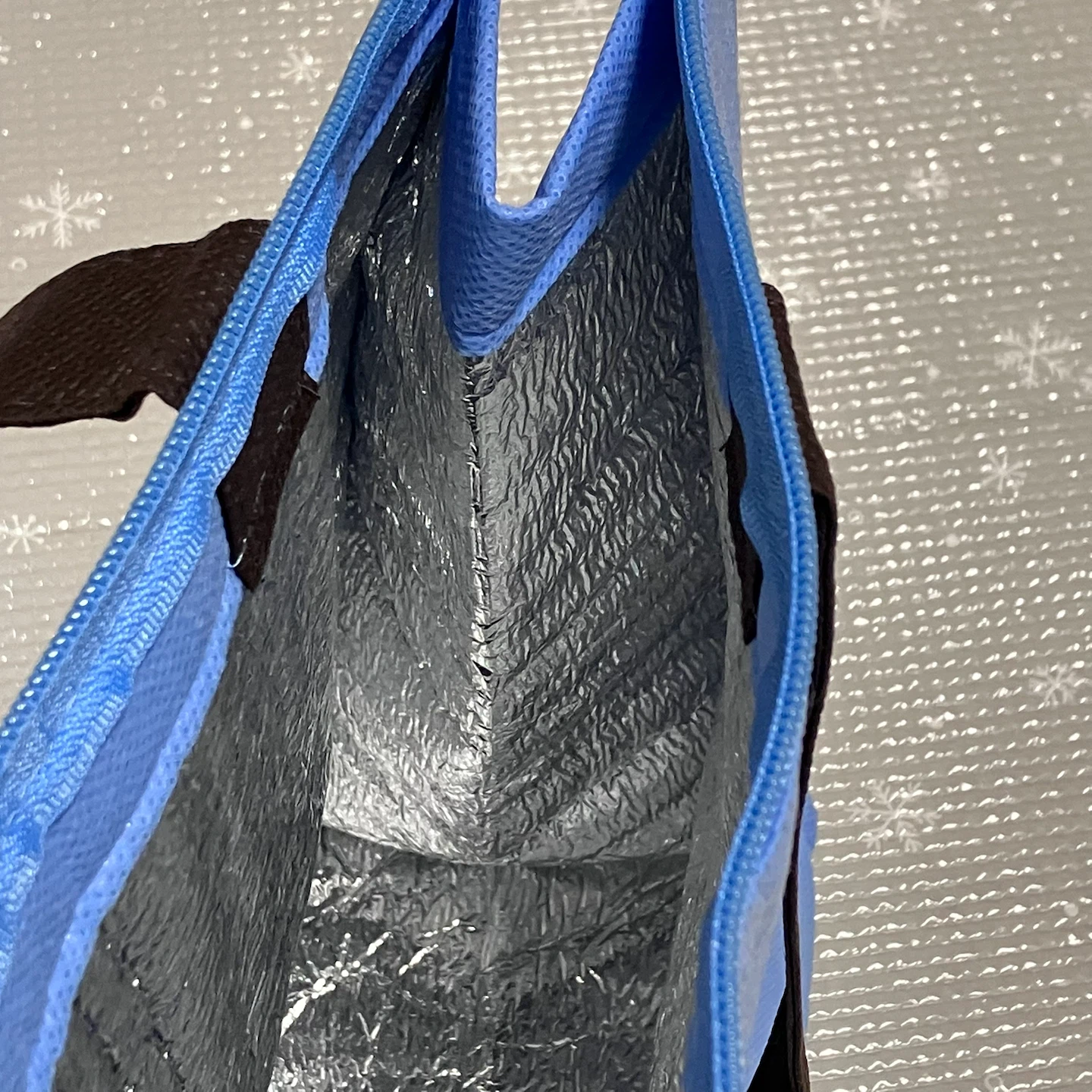【一度使用】保冷バッグ 水色の写真2枚目