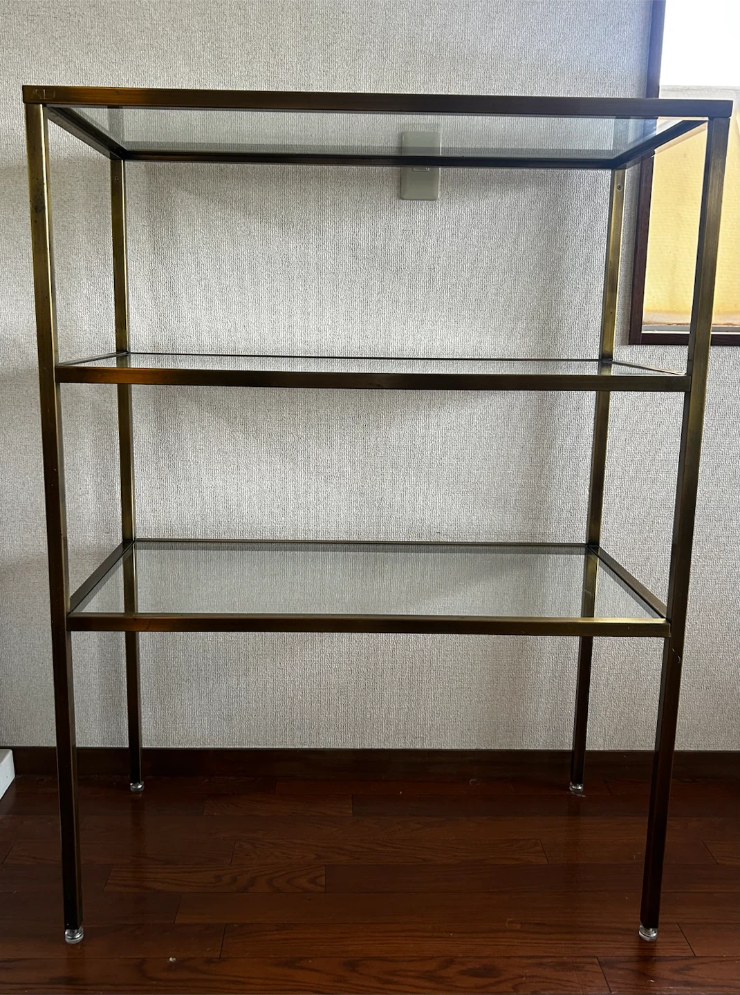 3段ラック アンティークゴールド アパレル什器 棚