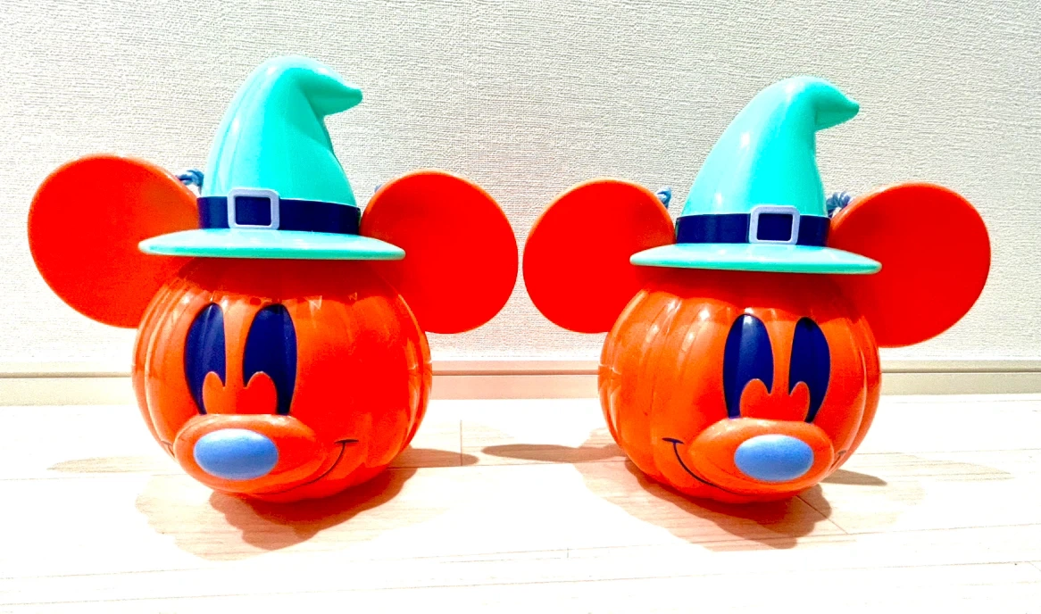 カルディ ハロウィン ミッキー パンプキン ビッグポット 2個セット ディズニー 定価3000円相当の写真2枚目