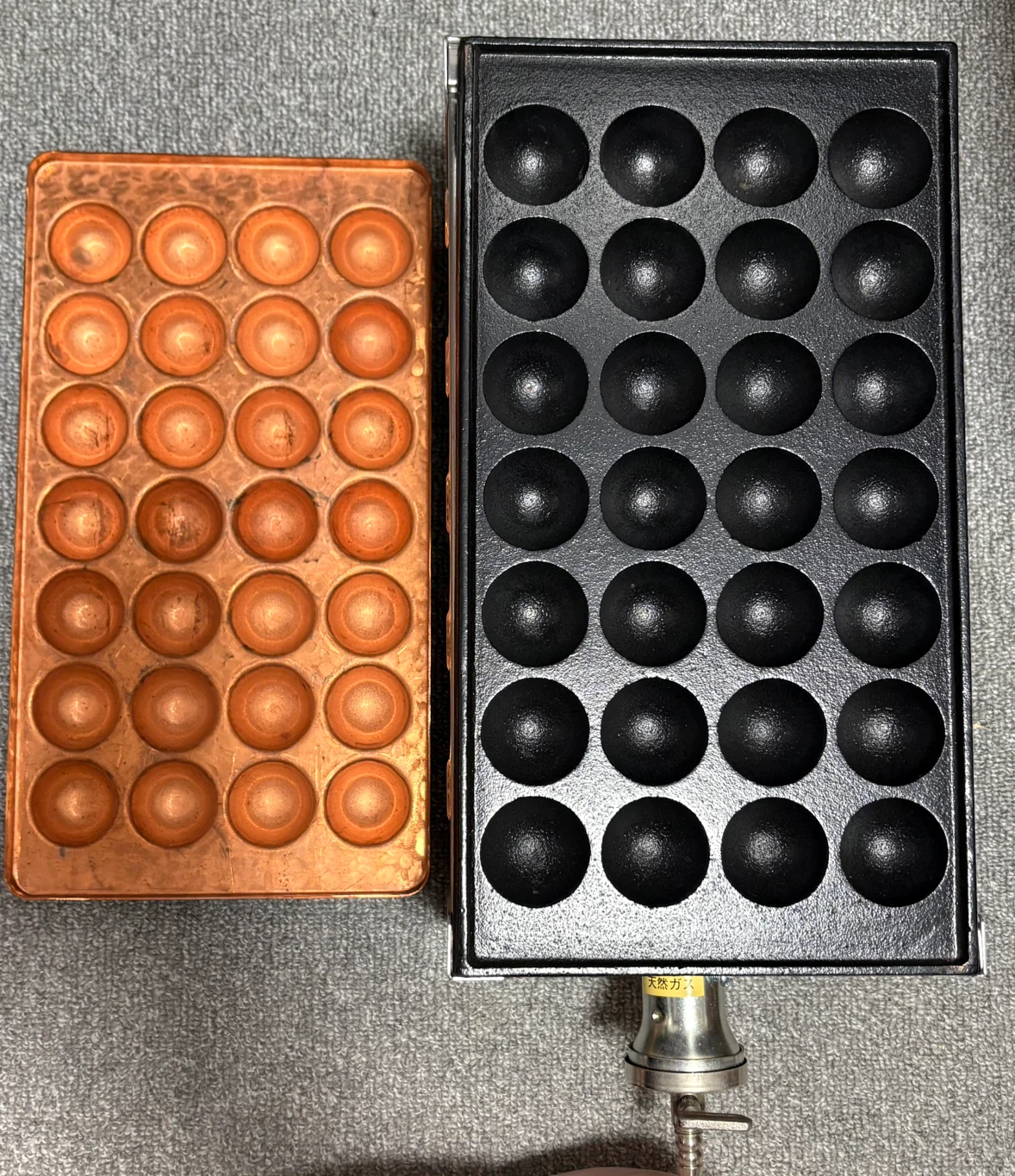 業務用 たこ焼き器 28穴 天然ガスの写真4枚目