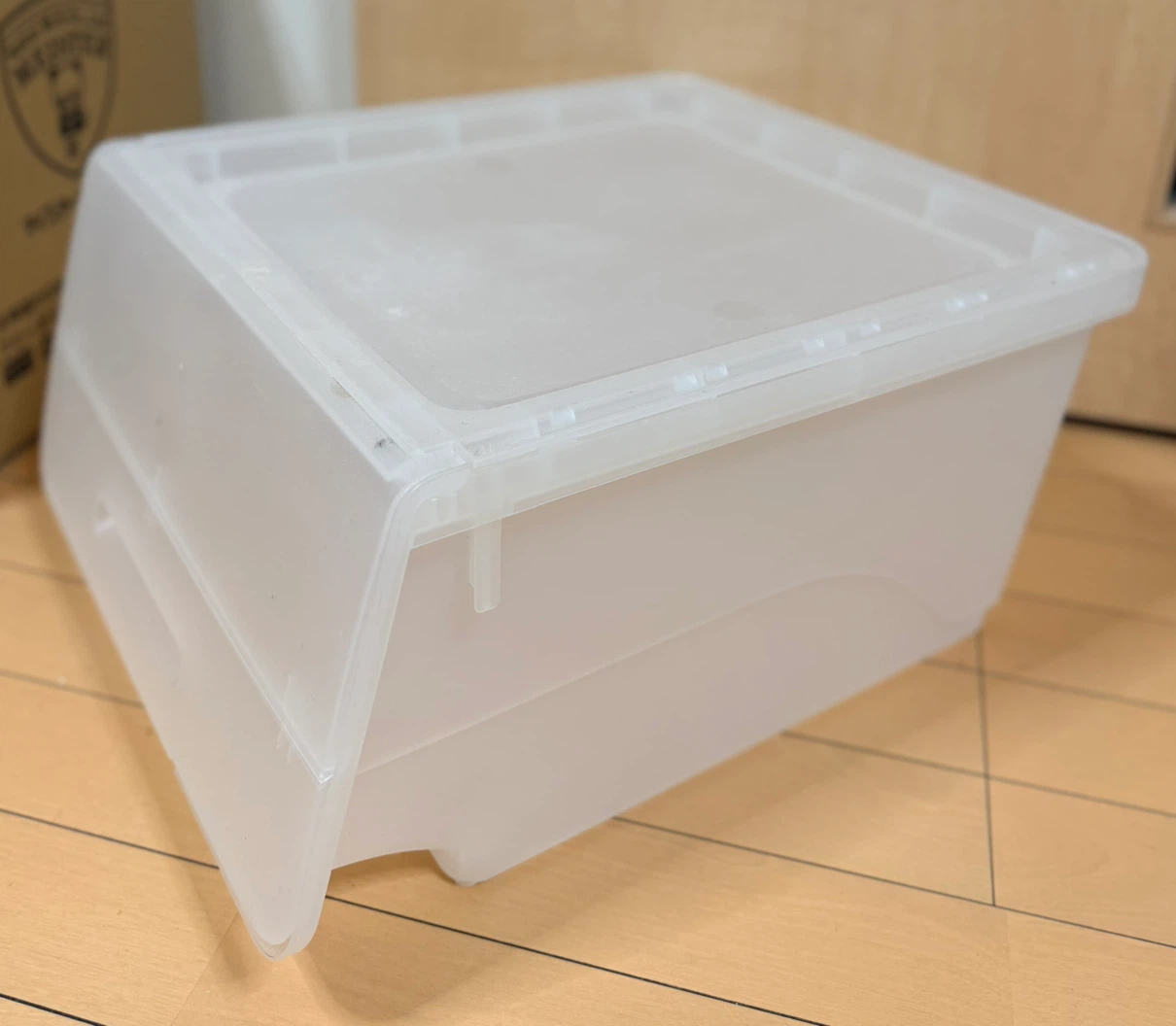 プラスチック製 収納ケース クリアの写真2枚目