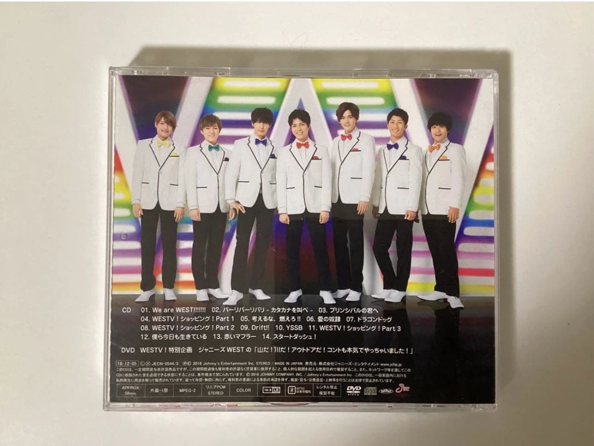 ジャーニーズWEST CD &DVD ３枚セット♪ WEST.の写真5枚目