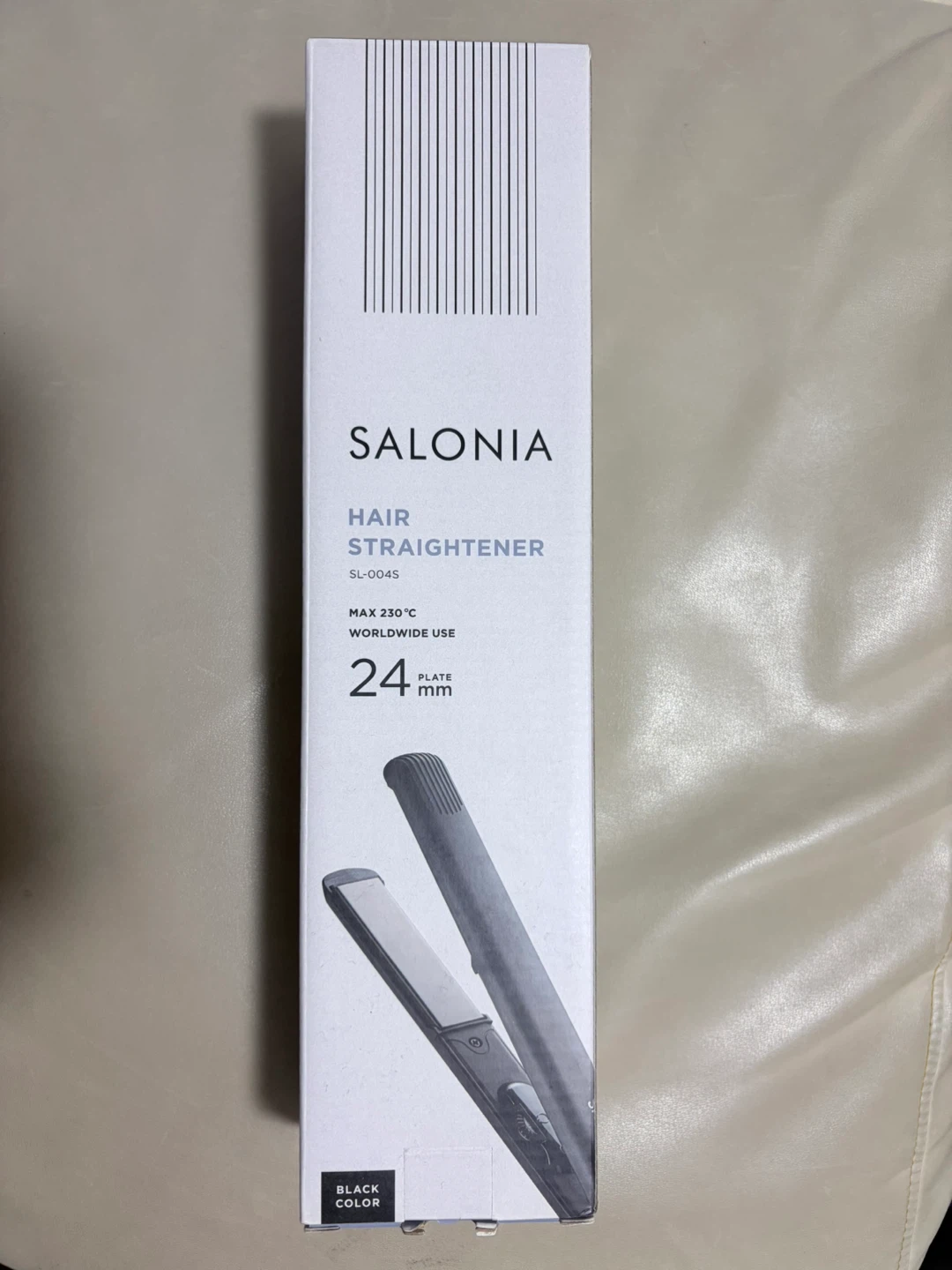 SALONIA ヘアアイロン SL-004S ブラック 24mm