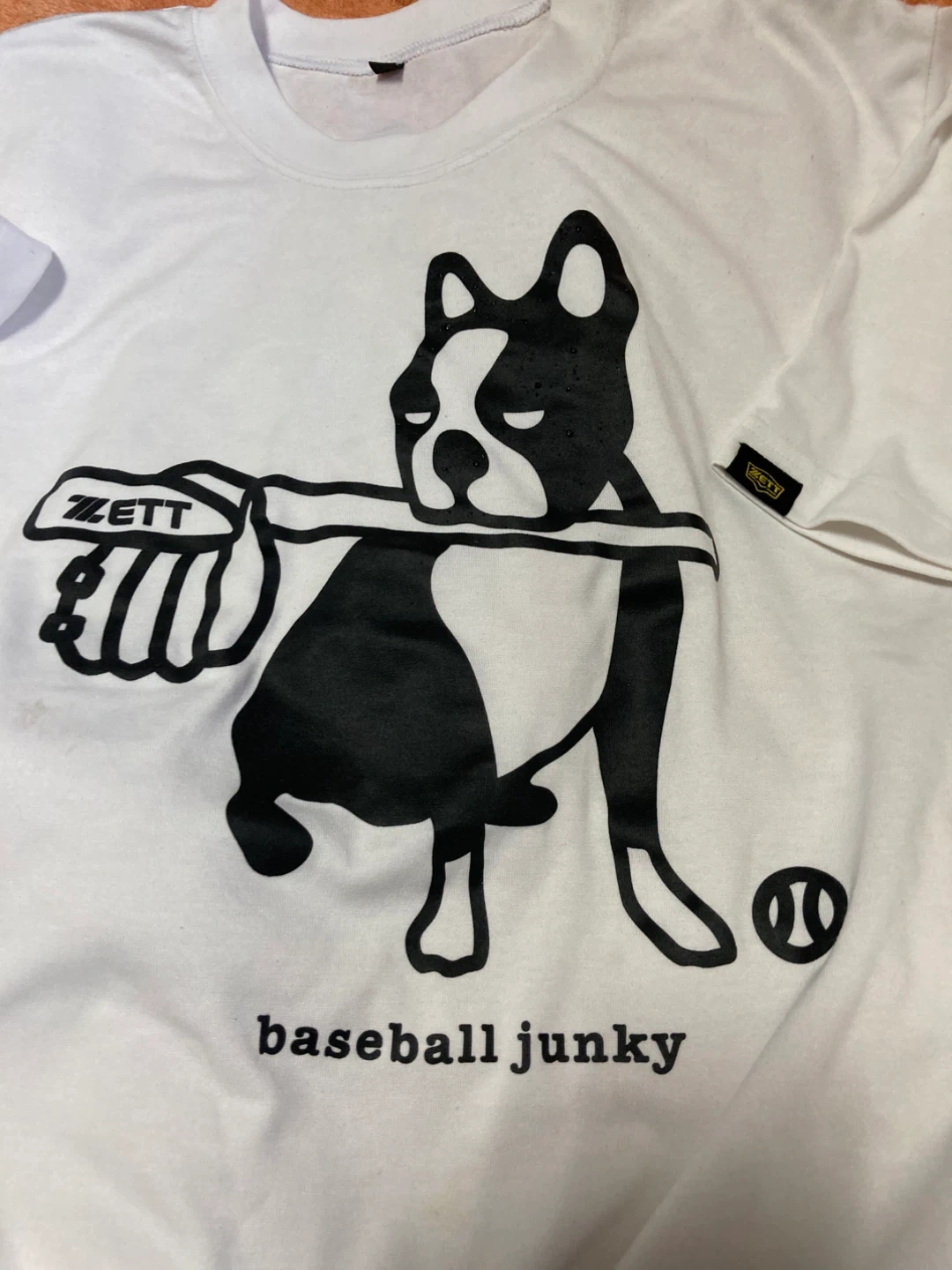 ゼット ベースボールジャンキー Tシャツ 白