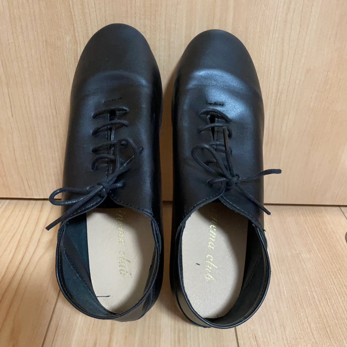 シネマクラブ レースアップシューズ 黒 M